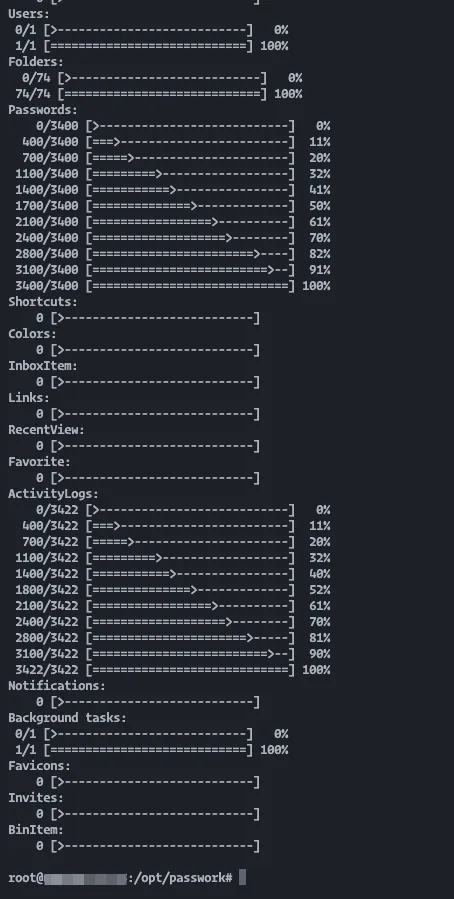 Beispiel einer erfolgreichen Migration zu Passwork 7