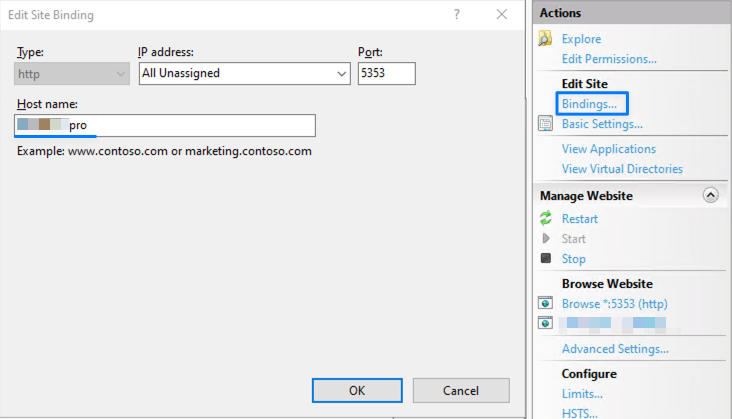 Zugewiesene Domäne für Windows Server festlegen