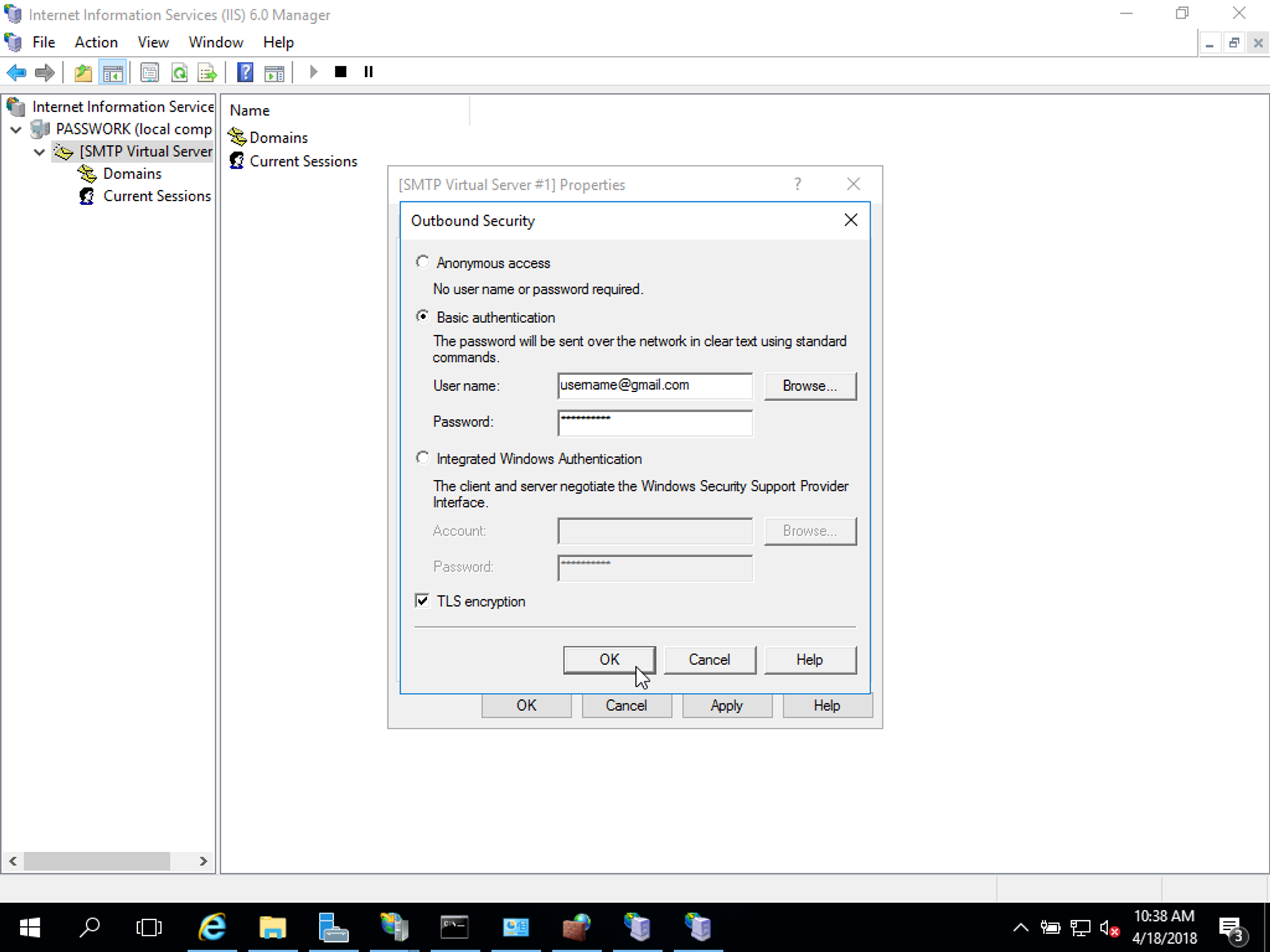 Searching password by browser extension