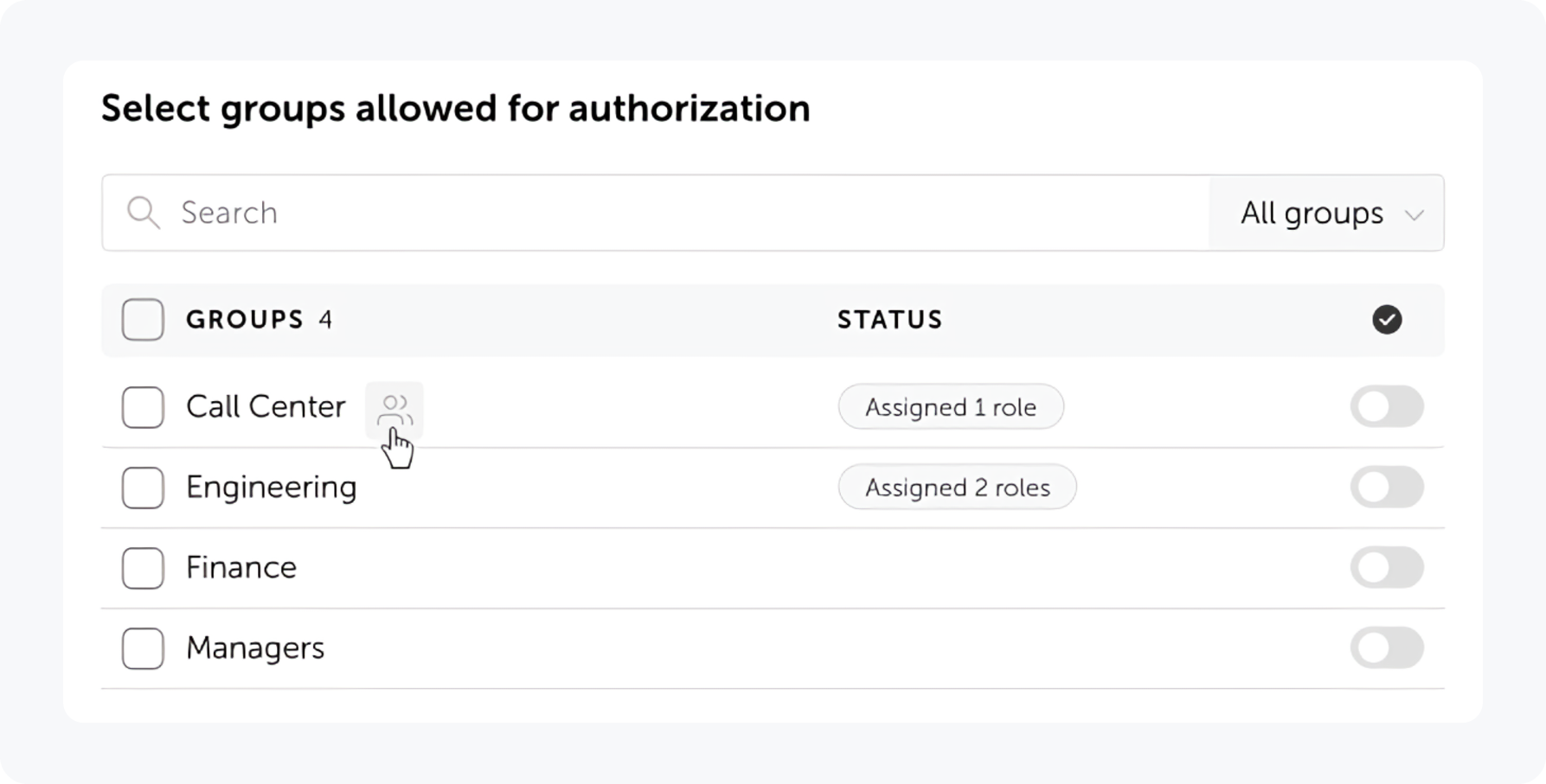 Searching password by browser extension