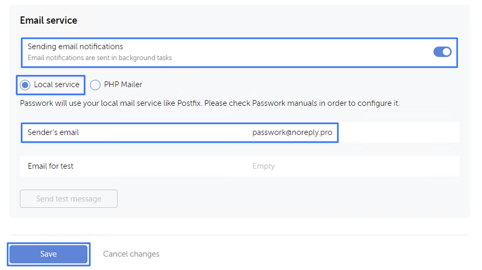 Searching password by browser extension