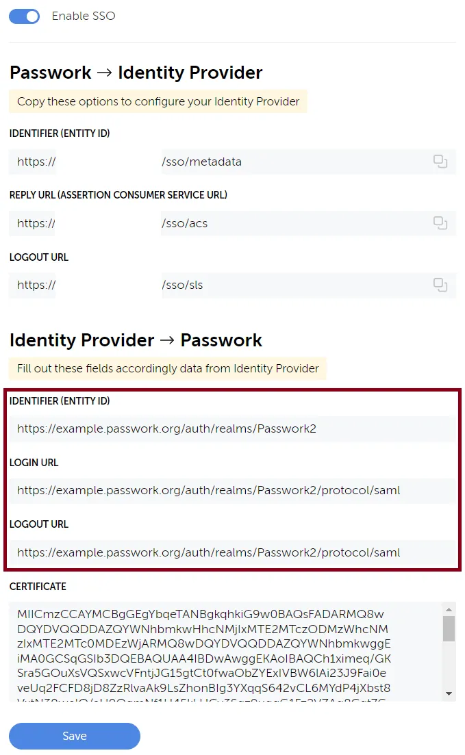 Searching password by browser extension