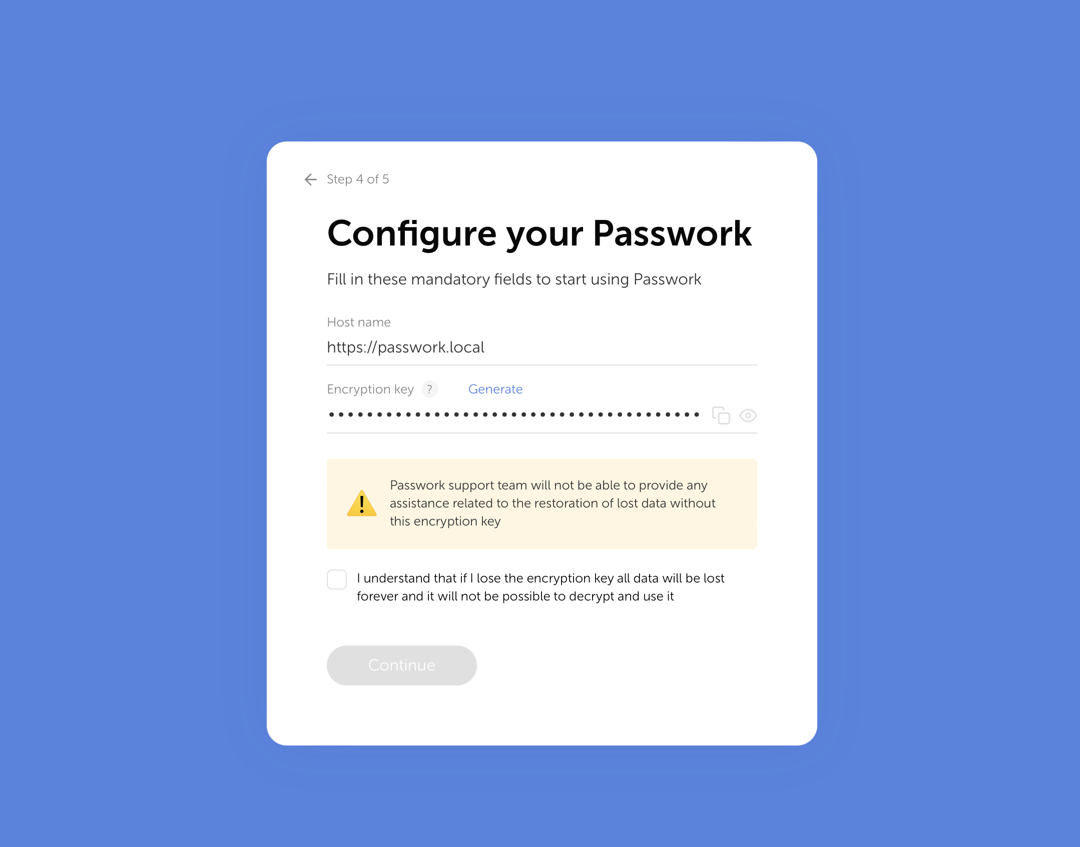 Searching password by browser extension