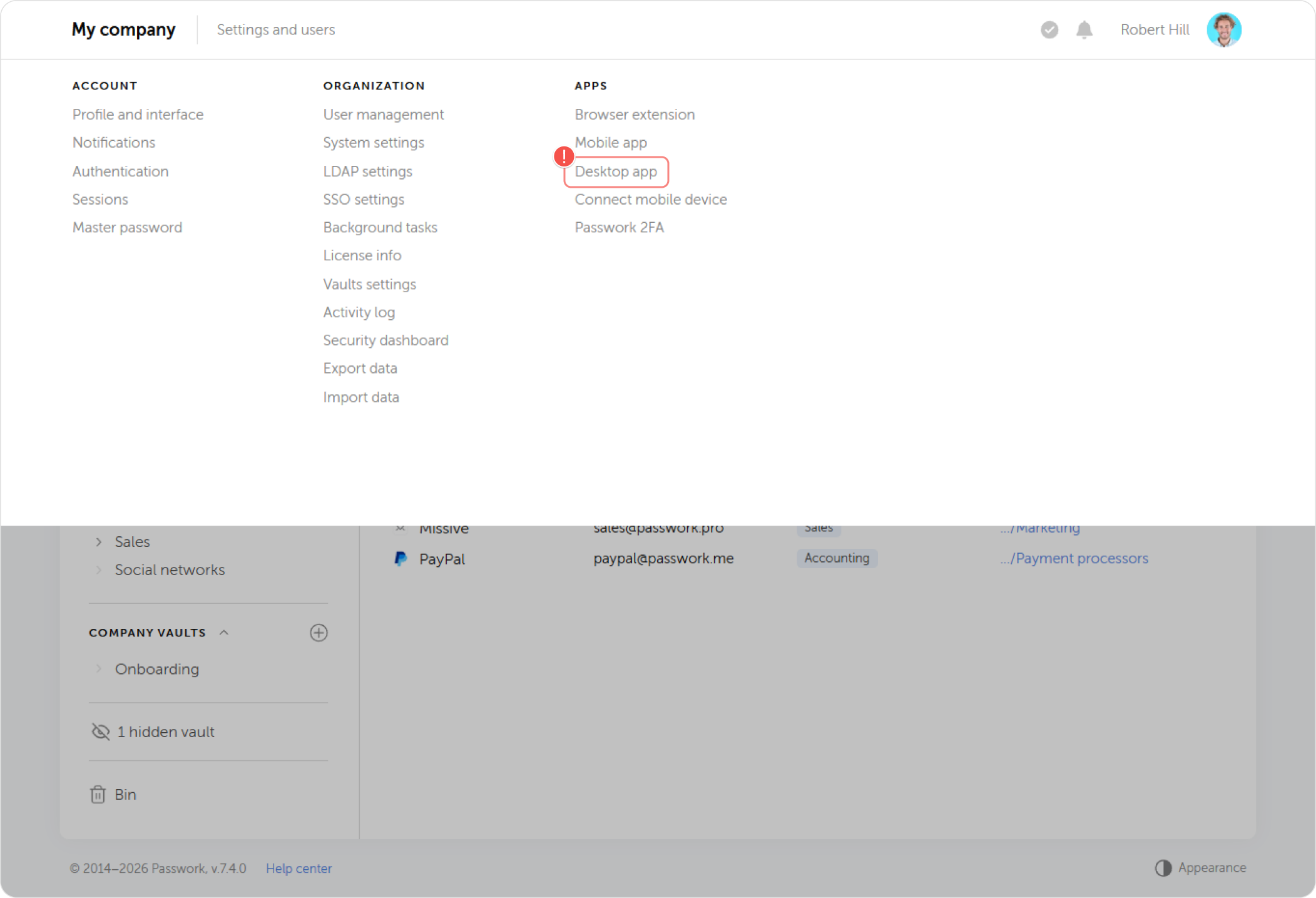 Download desktop app