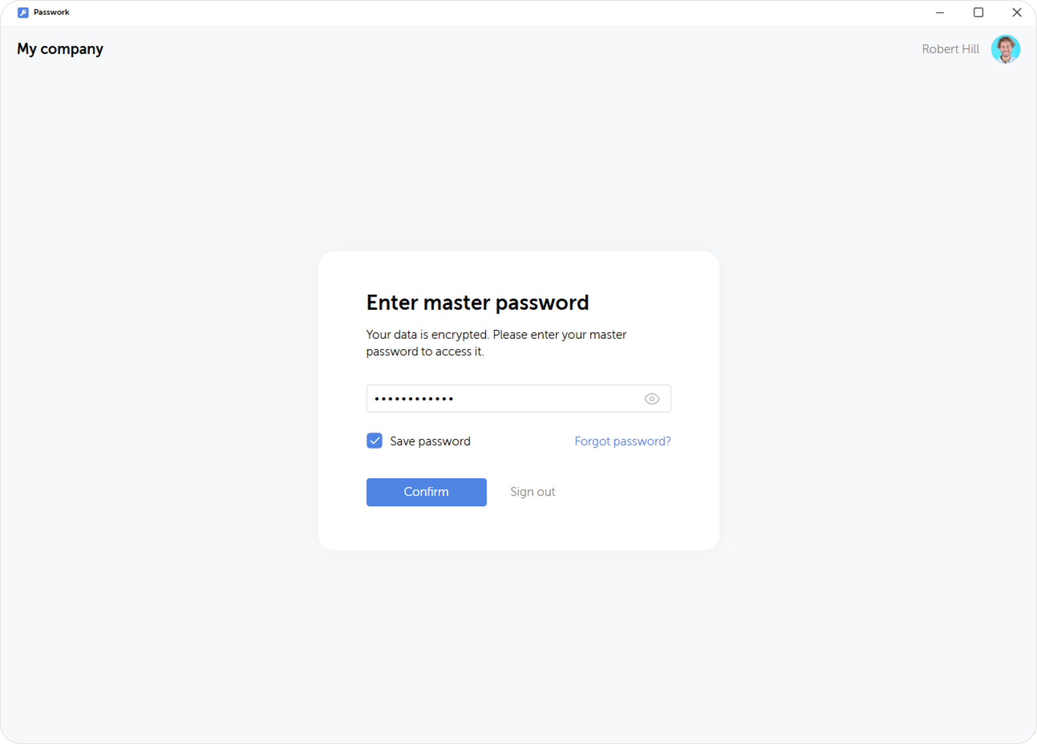 Sign in to desktop app